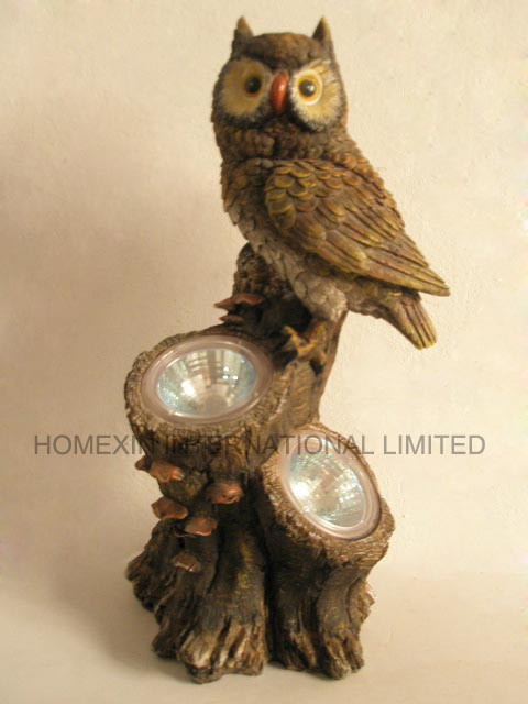 Owl Solar Energy Garden Lamp
